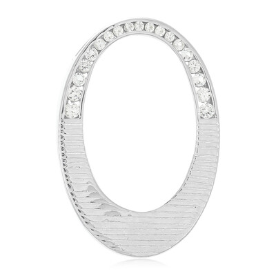 Ciondolo in argento con Topazio Bianco (MONOSONO COLLECTION)