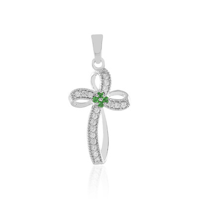 Ciondolo in argento con Tsavorite
