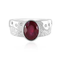 Anello in argento con Rubino del Madagascar (de Melo)