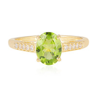 Anello in argento con Peridoto