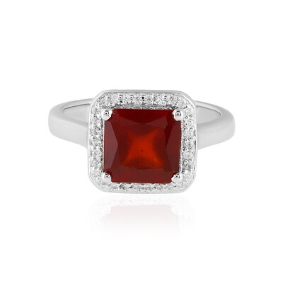 Anello in argento con Granato Essonite