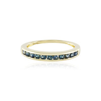 Anello in oro con Zaffiro Blu
