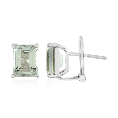 Orecchini in argento con Ametista Verde