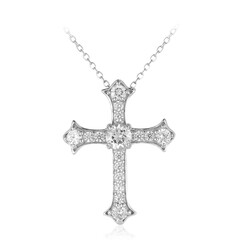 Collana in argento con Topazio Bianco