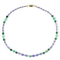 Collana in argento con Tanzanite(Adela Silber)