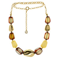 Collana in argento con Ambra Baltica