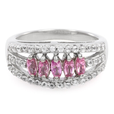 Anello in argento con Tormalina Rosa Cuprian