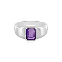 Anello in argento con Ametista Zambiana