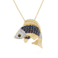 Collana in argento con Zaffiro Blu