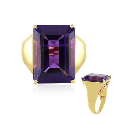Anello in argento con Ametista Siberiana