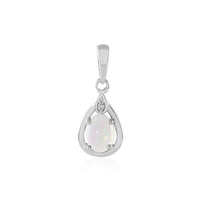 Ciondolo in argento con Opale di Welo