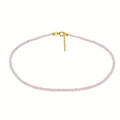 Collana in argento con Morganite