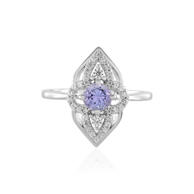 Anello in argento con Tanzanite (non riscaldata)