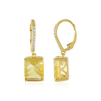 Orecchini in argento con Fluorite Gialla