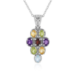 Collana in argento con Ametista Zambiana