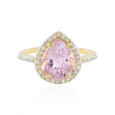 Anello in argento con Kunzite
