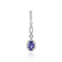 Ciondolo in argento con Tanzanite