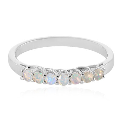 Anello in argento con Opale di Welo