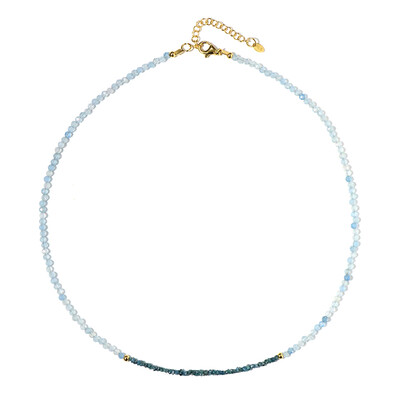 Collana in argento con Acquamarina
