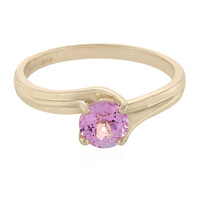 Anello in oro con Kunzite
