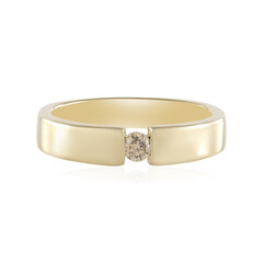 Anello in oro con Diamante Cioccolato I2
