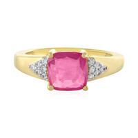 Anello in argento con Zaffiro Rosa del Madagascar