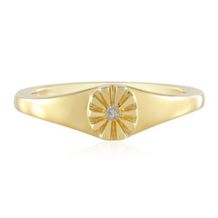 Anello in argento con Diamante I2 (I)