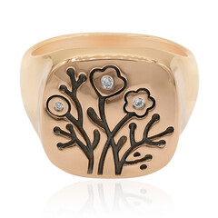 Anello in argento con Diamante I1 (G)