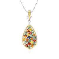 Collana in argento con Zaffiro Blu (Dallas Prince Designs)