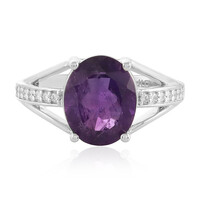 Anello in argento con Ametista