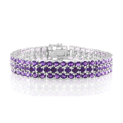 Bracciale in argento con Ametista Zambiana