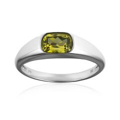 Anello in oro con Granato Mali (CUSTODANA)
