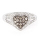 Anello in argento con Diamante Champagne