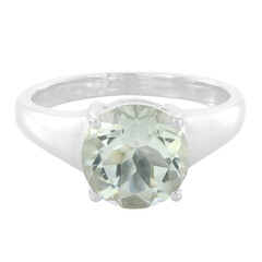 Anello in argento con Ametista Verde