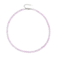 Collana in argento con Kunzite
