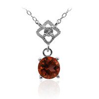 Collana in argento con Topazio Mandarino