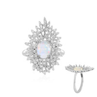 Anello in argento con Opale di Welo