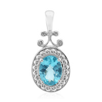 Ciondolo in argento con Apatite Blu (Pallanova)