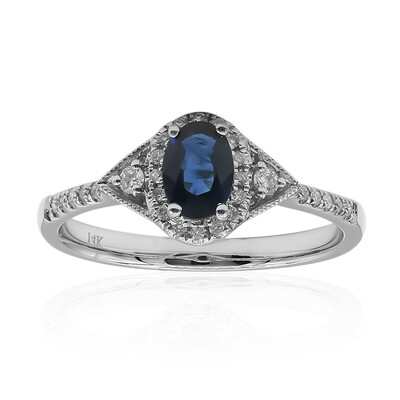 Anello in oro con Zaffiro Ceylon (CIRARI)
