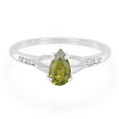 Anello in argento con Tormalina Cuprian
