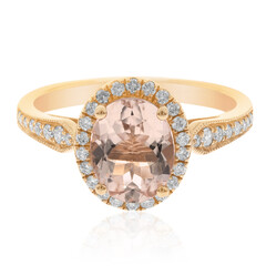 Anello in oro con Morganite AAA (CIRARI)