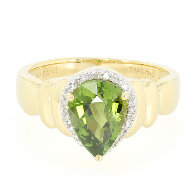 Anello in oro con Tormalina Paraíba (AMAYANI)