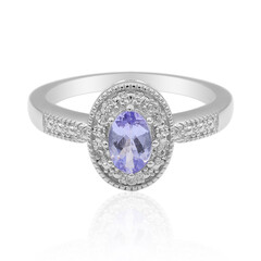 Anello in argento con Tanzanite