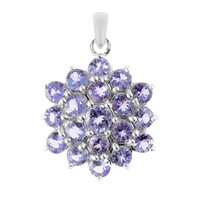 Ciondolo in argento con Tanzanite