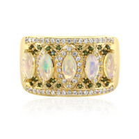 Anello in argento con Opale di Welo