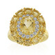 Anello in argento con Citrino