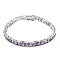 Bracciale in argento con Ametista