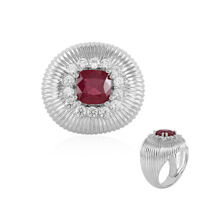 Anello in argento con Rubino Bemainty