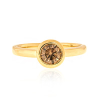 Anello in oro con Diamante Cioccolato SI2 (CIRARI)