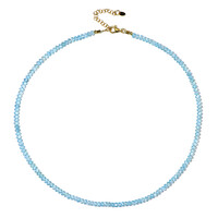 Collana in argento con Topazio Blu Cielo